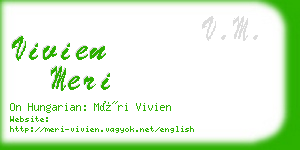 vivien meri business card